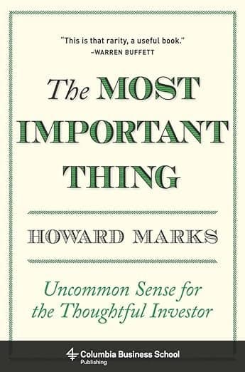 The Most Important Thing book cover