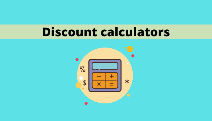 Calculate discount - calculators